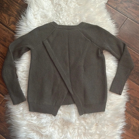 MADEWELL Province Cross Back Knit Sweater Green Size XXS - Picture 7 of 7